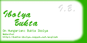 ibolya bukta business card